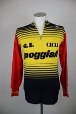 SANTINI Zyklen Poggiali Radtrikot Herren Größe 4 Trikot Fahrrad Sport Vintage