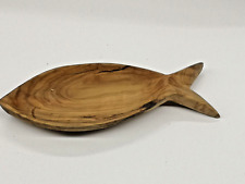 Fisch-Schale aus Olivenholz