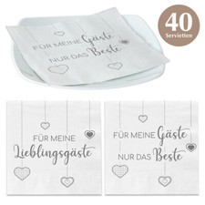 20 - 60 Stk Servietten Spruch