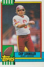 Topps 1990 NFL Karte Washington Redskins #137 Chip Lohmiller