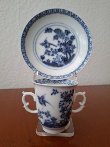 Meissen doppelhenkel becher - meissen,