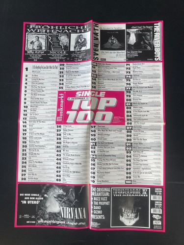 Musikmarkt charts poster - musikmarkt,