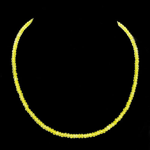 Bailysbeads gelb saphir kette - bailysbeads, saphir-kette
