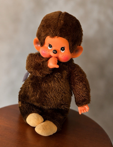 Monchhichi puppe figur braun - monchhichi,