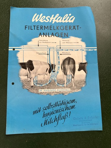 Altes prospekt westfalia - altes,