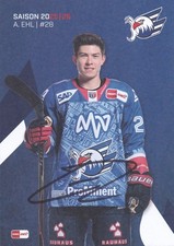 Autogrammkarte Alex Ehl  -