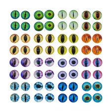 Drachenaugen cabochons glas - drachenaugen-cabochons,