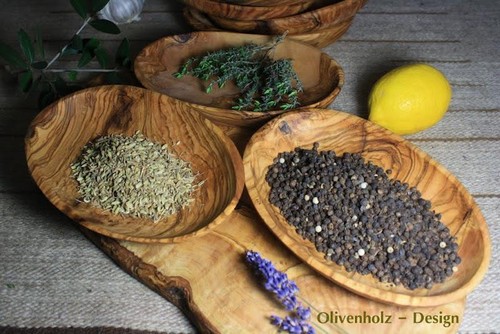 Schale aus olivenholz 12 - 20,