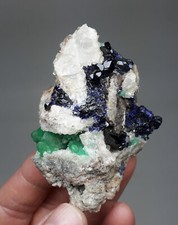 Smithsonit und Azurit - Tsumeb Mine, Namibia NST