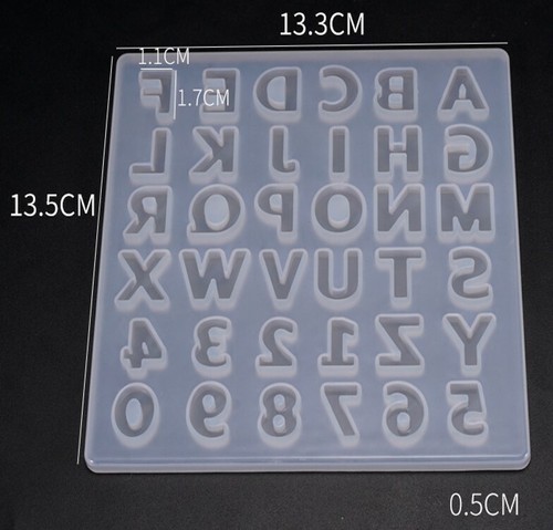 Kleine silikonform buchstaben - kleine,
