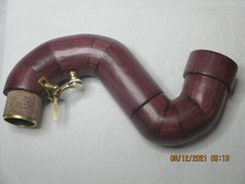 HOLZ S BOGEN (WOOD NECK) FÜR BASSKLARINETTE- BÖHM -TIEF C- AUS AMARANTH HOLZ