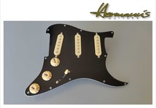 Strat Pickguard, schwarz, full