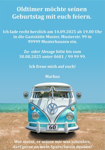 Einladungskarten geburtstag - einladungskarten,