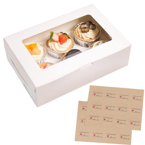 Cupcake muffin box karton - muffin,