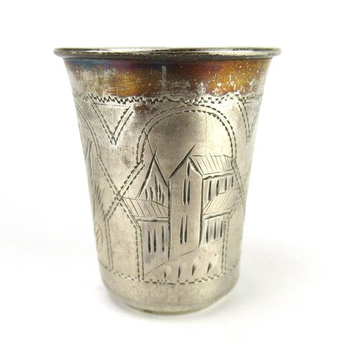 Russischer becher aus silber - russischer,