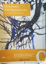 Georg Baselitz signiert Plakat