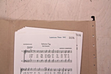 alte Noten Männerchor Schöner Tag A. Kempkens 54 Stimmen Tenor Bass