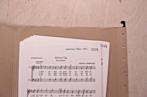 Alte noten männerchor - noten,