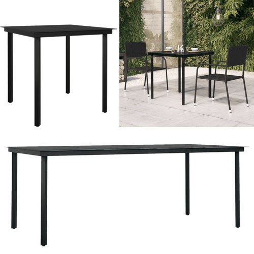Garten esstisch schwarz stahl - garten-esstisch,