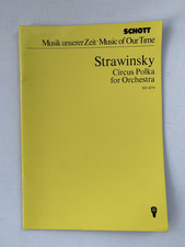 Noten . Strawinsky. Circus