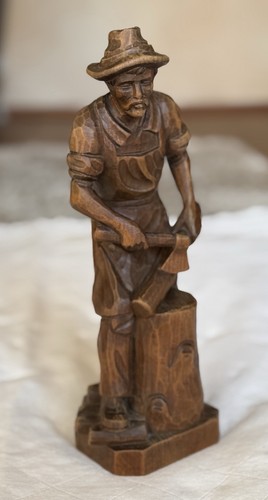 Vintage holzfigur - vintage,