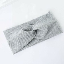 Haarband Stirnband Winter Damen Frauen Stretch Breit Bandana Knoten Elastisch 