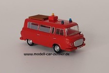 Brekina MCZ Barkas B1000 Bus Ausrückedienstwagen ADW Feuerwehr Dresden 03-426