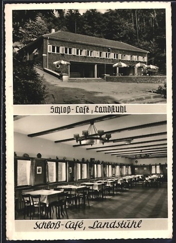 Landstuhl schloß cafe - ak, schloß-cafe