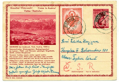 österreich 1959 ganzsache - ganzsache,