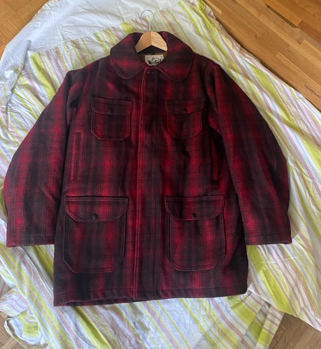 Vintage woolrich mackinaw - vintage,