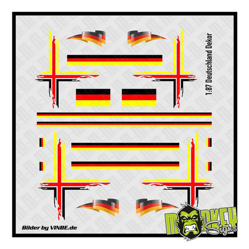 Waterslide decal spur h0 - waterslide,