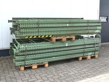 Schäfer PR350 Palettenregal Hochregal Stahlregal L13700mm H2950mm 2 Ebenen