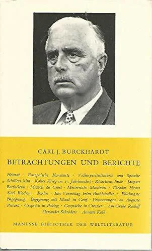 Betrachtungen und berichte - betrachtungen,