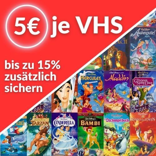 Disney meisterwerke vhs nur - disney,