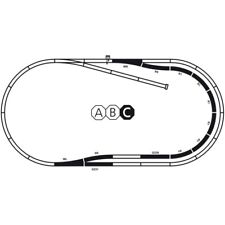 Piko 55321 A-Gleis mit Bettung Gleis Set C H0 + Neu