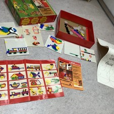 Kartonwerken + ministeck Konvolut 1980er bastelfreude prestofix Platten Steine 