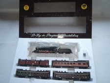 ++ D74 H0 Fleischmann 1885 Zugset Preußischer Schnellzug mit P10 - AC Märklin