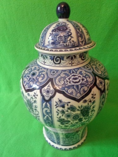 Deckelvase tlg delft royal - deckelvase,