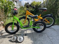 Zwei Puky-Fahrräder zu verkaufen – Laufrad & Puky ZLX mit Stützrädern