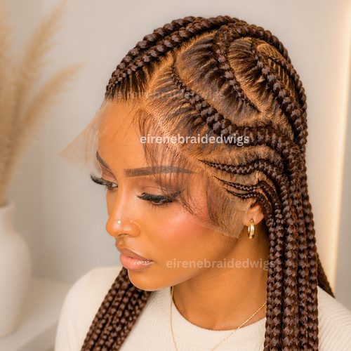 22inch brown stitch full - 22inch, lace