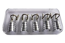 5 Modellier Schablonen wiederverwendbar Silber Modellierschablonen