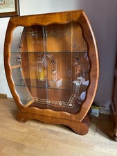 Art Deco vitrine kirsche 118cm