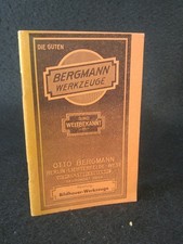 Die guten Bergmann Werkzeuge. Abteilung: Bildhauer-Werkzeuge, Klein-Katalog 1957