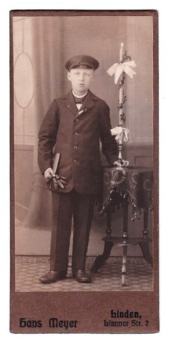 Cdv foto 1910 - 1910,, junge