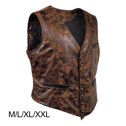 Steampunk weste mit - weste,