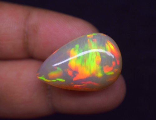 äthiopischer opal cabachon - opal,