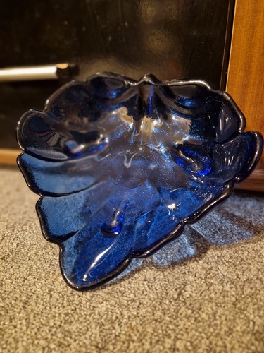 Glasschale snackschale blau - glasschale,