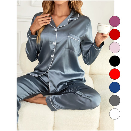 Damen pyjama set - pyjama, schlafanzug