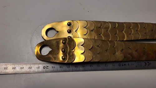 Goldfarbende schuppenkette - goldfarbende,