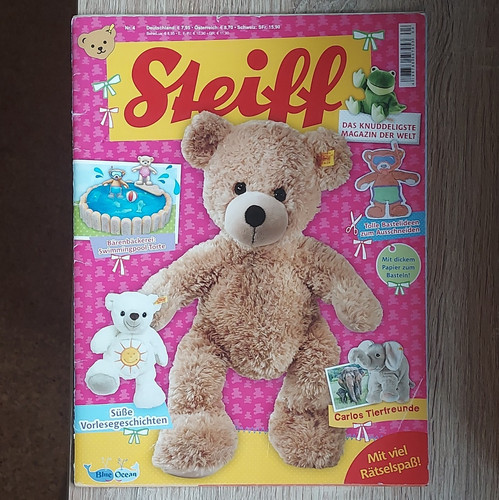 Steiff magazin blue ocean - blue, nr